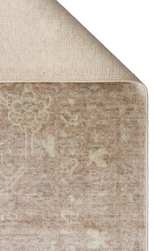 Güzel desenleriyle TAFTAN TF 11 NATURAL Pakistan Overdyed Tarzı Özel Hav Vermeyen Halı - Taftan Özel Tezgah Halısı
