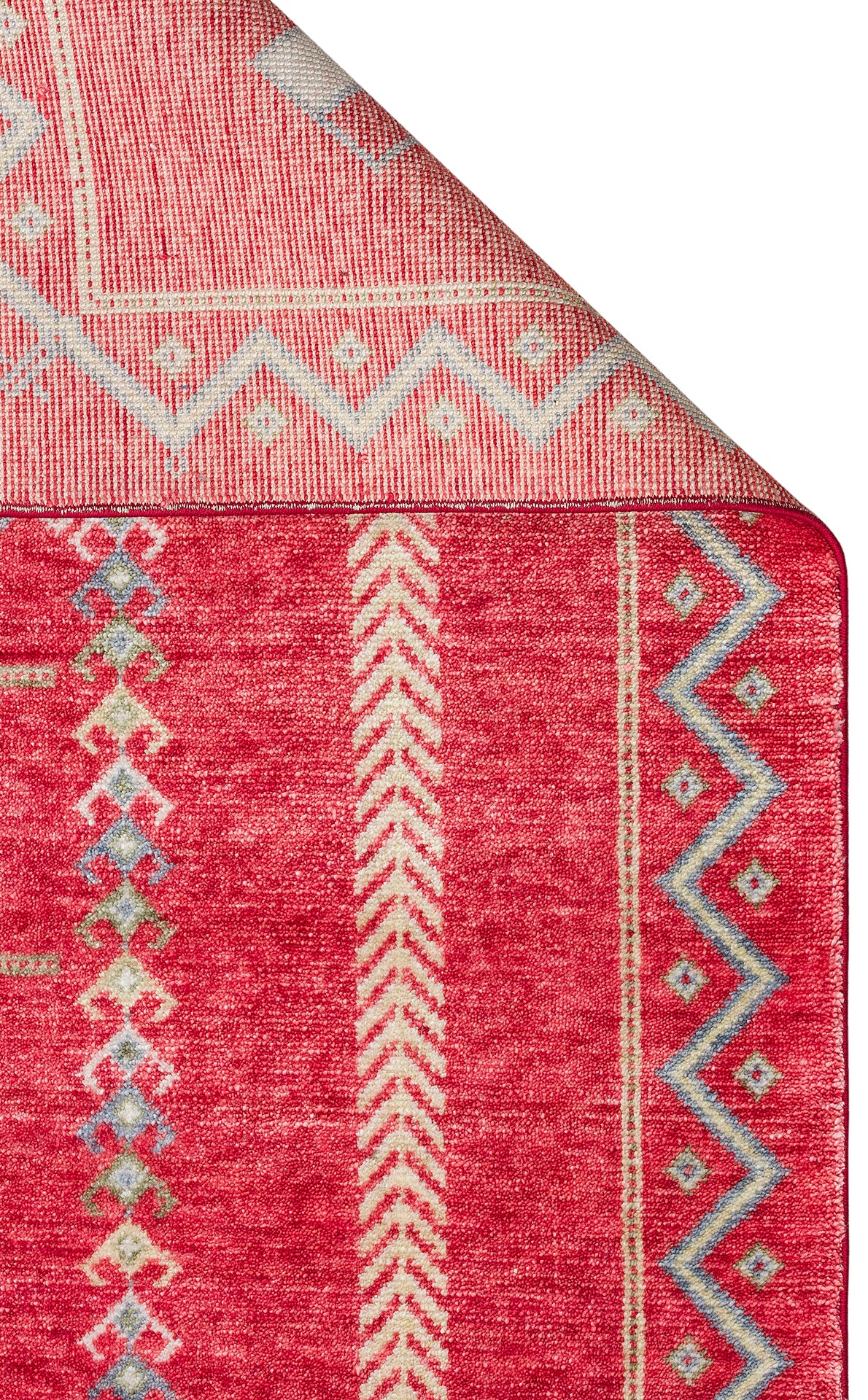ZARA ZR 20 RED MULTY Otantik Desenli El Emeği İle Özel Tezgahlarda Üretilen Modern Uşak Halısı
