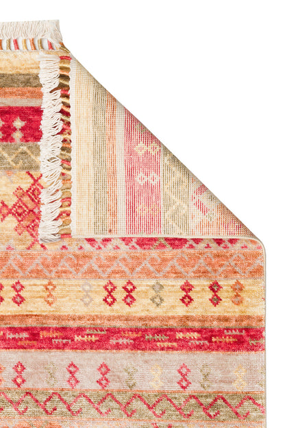 ZARA ZR 12 RED AUTUMN Otantik Desenli El Emeği İle Özel Tezgahlarda Üretilen Modern Uşak Halısı