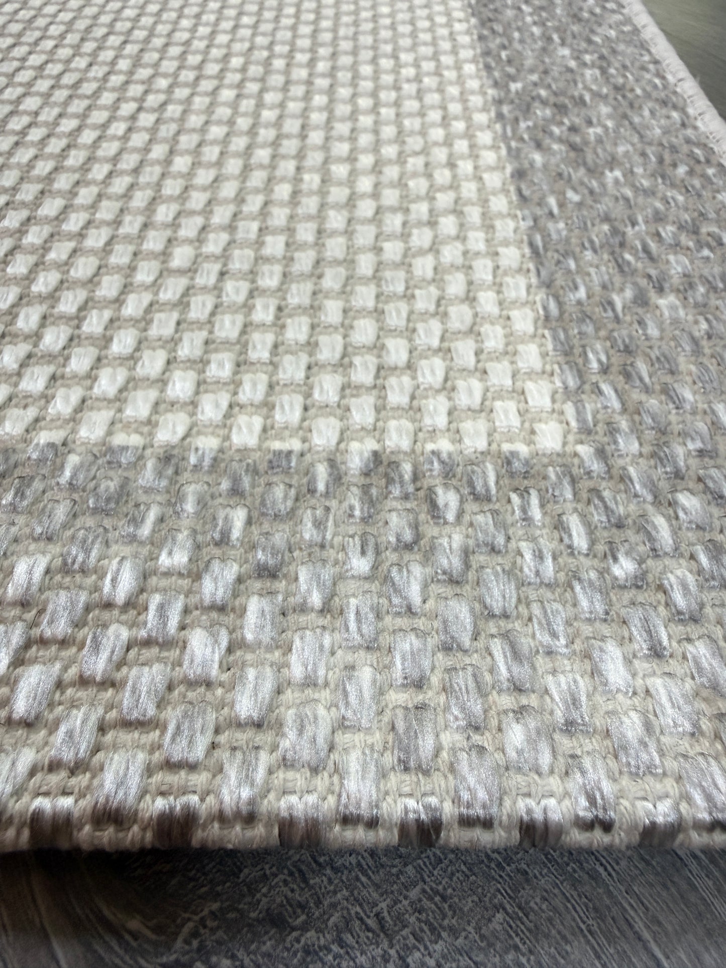 Natura Sisal NTR 08 Gri Krem Sisal Dokuma Halı - NTR 08