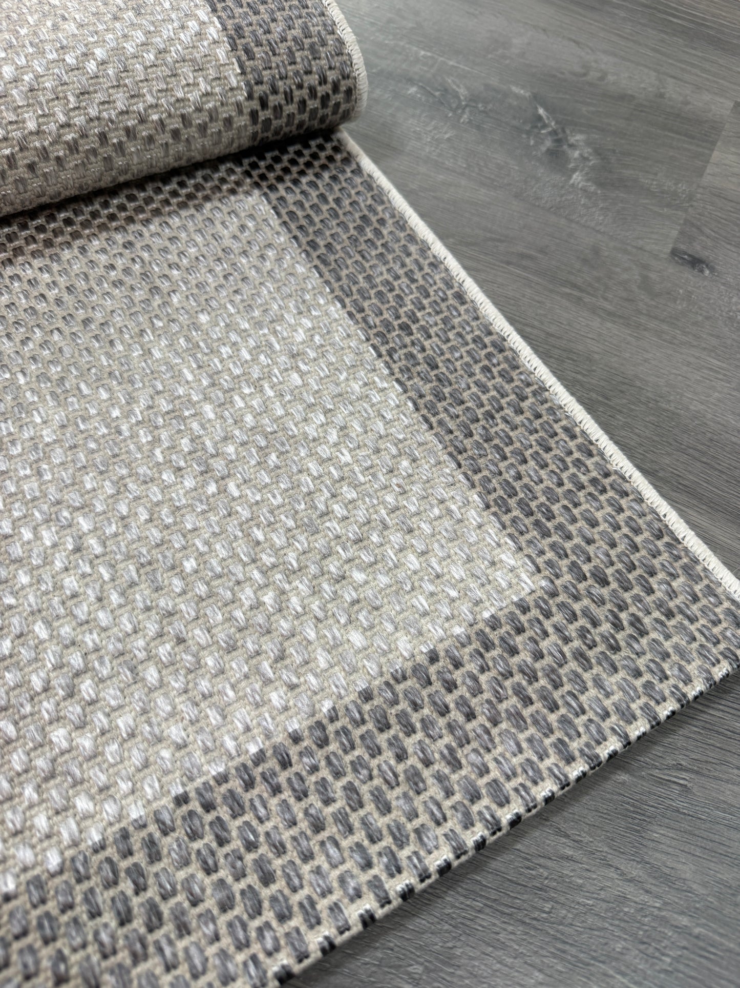 Natura Sisal NTR 07 Antrasit Gri Sisal Dokuma Halı - NTR 07