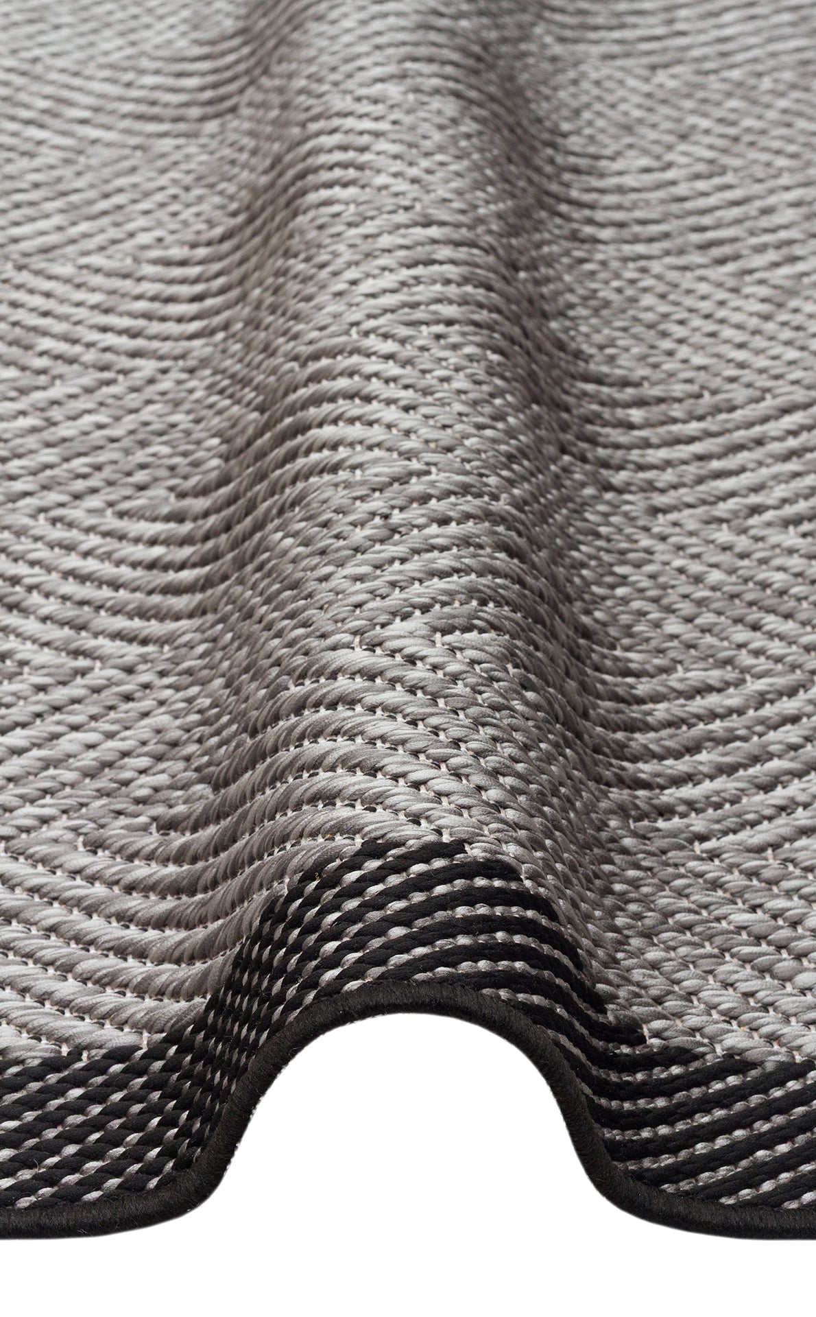 MONO 02 DARK GREY Hav Toz Vermez Kaymaz Tabanlı Sisal Halı