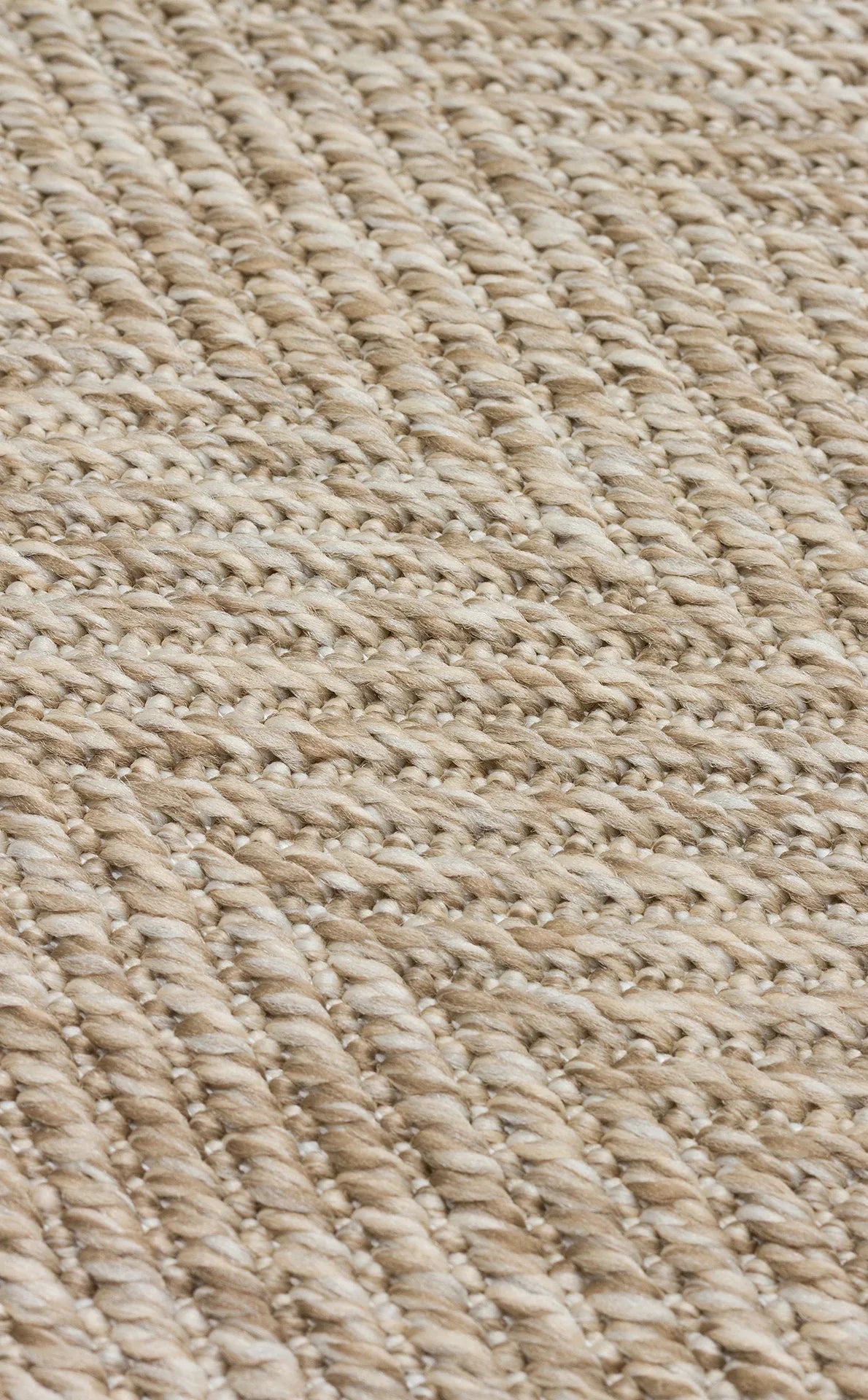 Krem Kumaş Bordürlü Balık Sırtı Desenli Bej Sisal Halı - El Yapımı, Dayanıklı, Modern Tasarım - ZHR_2704_L.Beige_BRD_Beige - HALI VAGONU