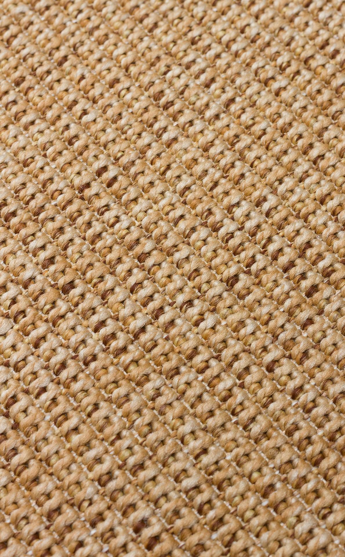 Krem Kumaş Bordürlü Bej Gold Sisal Halı - El Yapımı, Dayanıklı, Modern Tasarım - ZHR_2702_Gold_BRD_Beige - HALI VAGONU