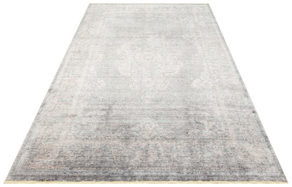 TAFTAN TF 04 DARK GREY BRONZE Uşak Halısı'nın kenar detayları - Taftan Özel Tezgah Halısı