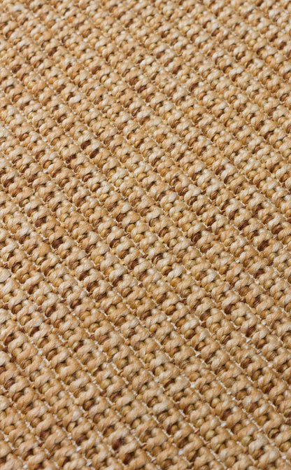Krem Kumaş Bordürlü Bej Gold Sisal Halı - El Yapımı, Dayanıklı, Modern Tasarım - ZHR_2702_Gold_BRD_Beige