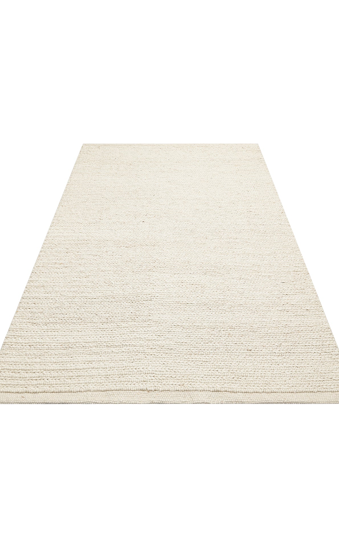 JADE LD 07 L.BEIGE Naturel Kazak Örgü Desenli El Dokuma Örgü Halı