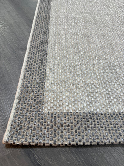 Natura Sisal NTR 07 Antrasit Gri Sisal Dokuma Halı - NTR 07