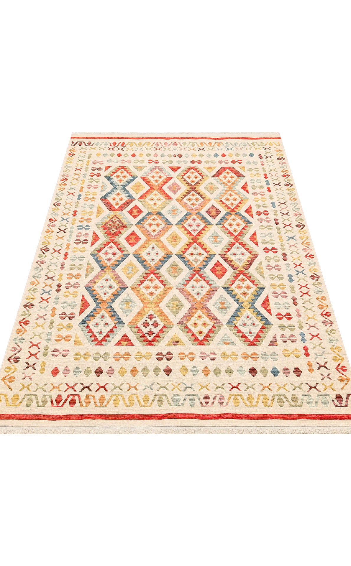 NOMAD 08 LIGHT MULTY Yıkanabilir, Çift Taraflı Kullanıma Uygun Yumuşak Tuşeli Otantik Kilim