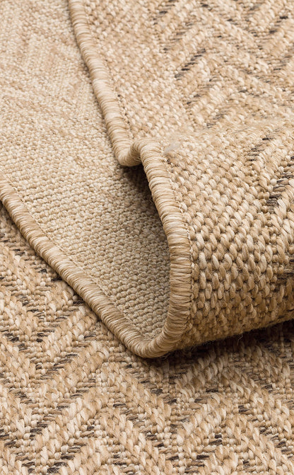 Hav vermez yapısı ile dayanıklılığı artıran Halı Vagonu Lalibela LLB05 NATURAL jüt sisal halı.
