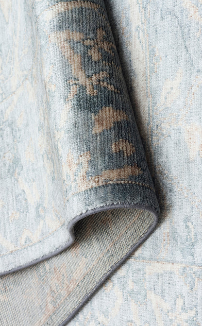 Modern ve şık tasarımıyla TAFTAN TF 07 D. SKY VİZON Pakistan Overdyed Tarzı El Emeği Halı - Taftan Özel Tezgah Halısı.