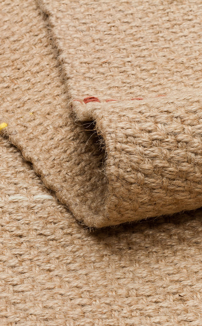 DELHİ DLH 01 Multy Jüt ve Pamuk ile Üretilen Çift Taraflı Modern Kilim, 2000 gr/m2 ağırlığıyla dayanıklı.