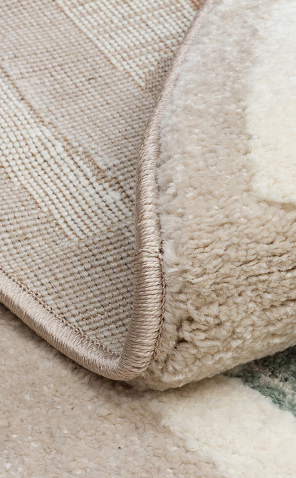 PICCOLO PCL 01 CREAM MULTY  Pastel Renkli Hav ve Toz Vermeyen Çocuk Halısı