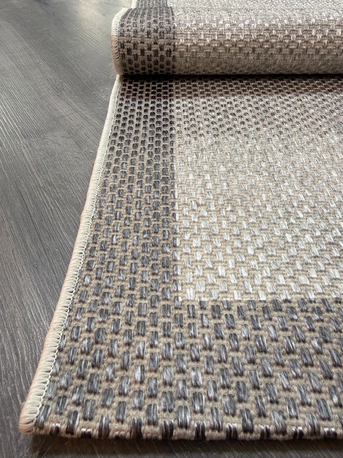 Natura Sisal NTR 07 Antrasit Gri Sisal Dokuma Halı - NTR 07