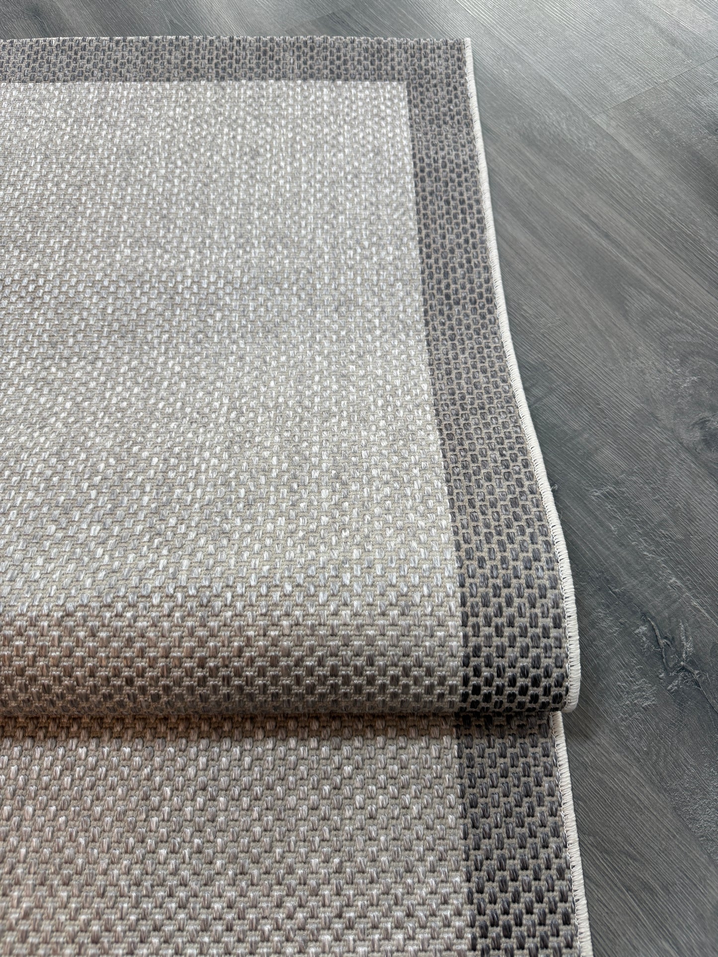 Natura Sisal NTR 07 Antrasit Gri Sisal Dokuma Halı - NTR 07