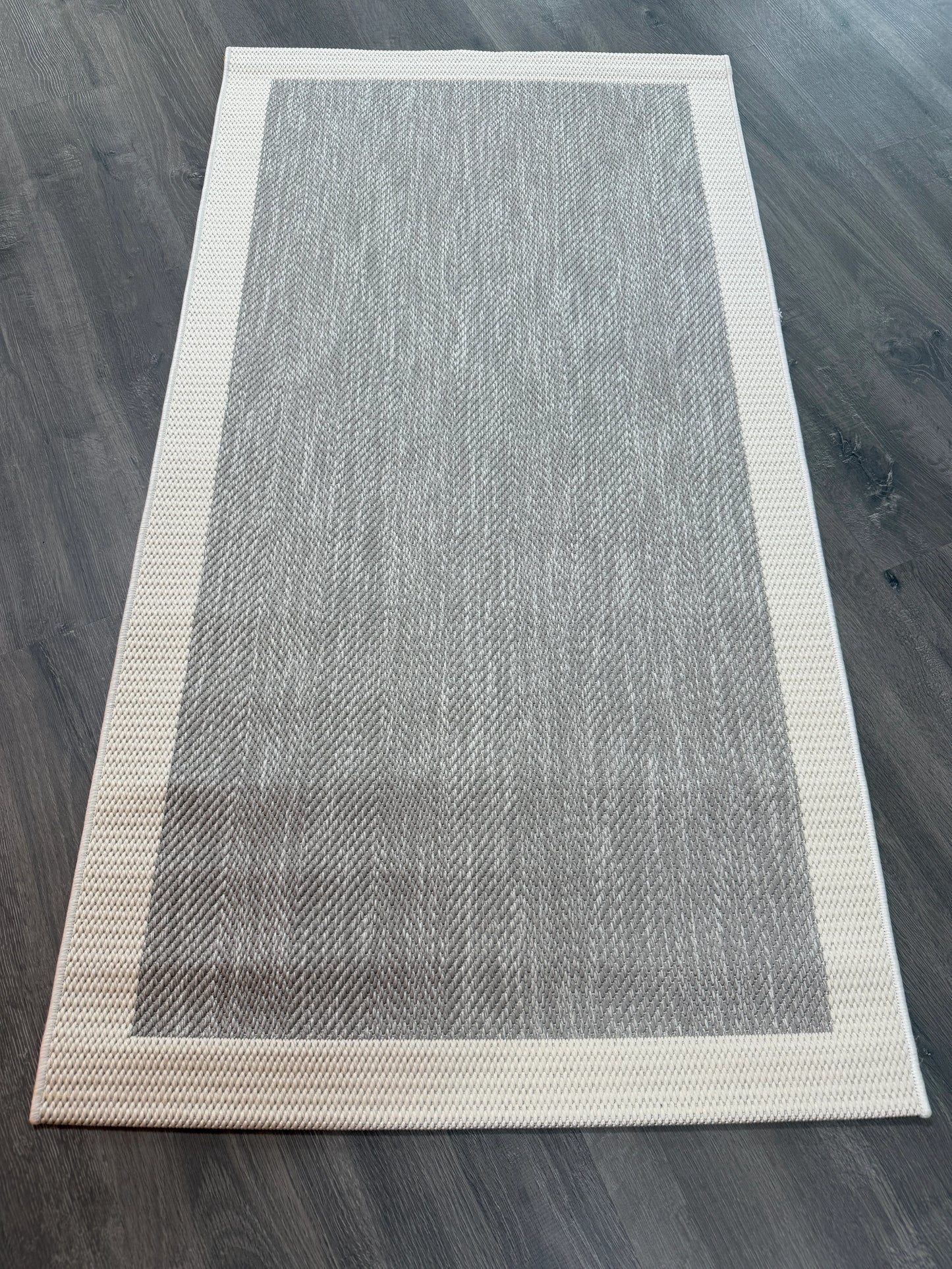 Halı Vagonu Agra AR03 Gri Sisal Tarz Dokuma Halı - HALI VAGONU