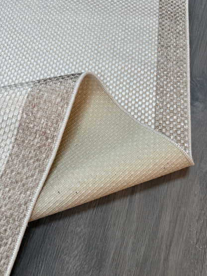 Natura Sisal NTR 01 Sütlü kahve Krem Sisal Dokuma Halı - NTR 01