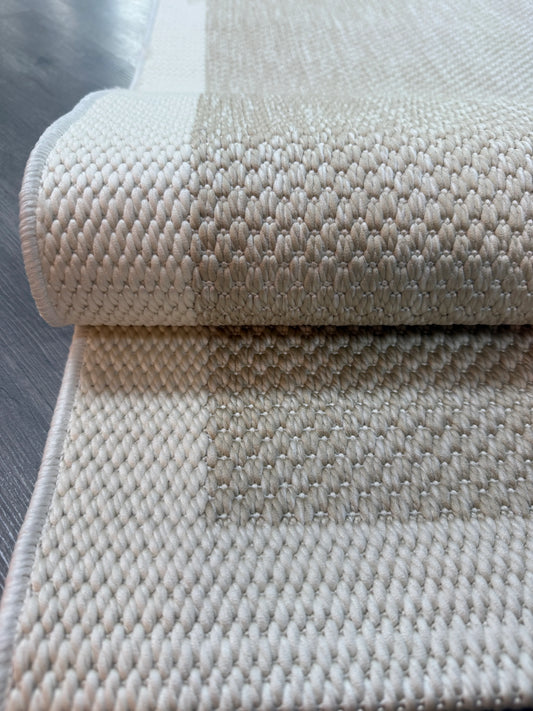 Halı Vagonu Agra AR04 Bej Sisal Tarz Dokuma Halı - HALI VAGONU