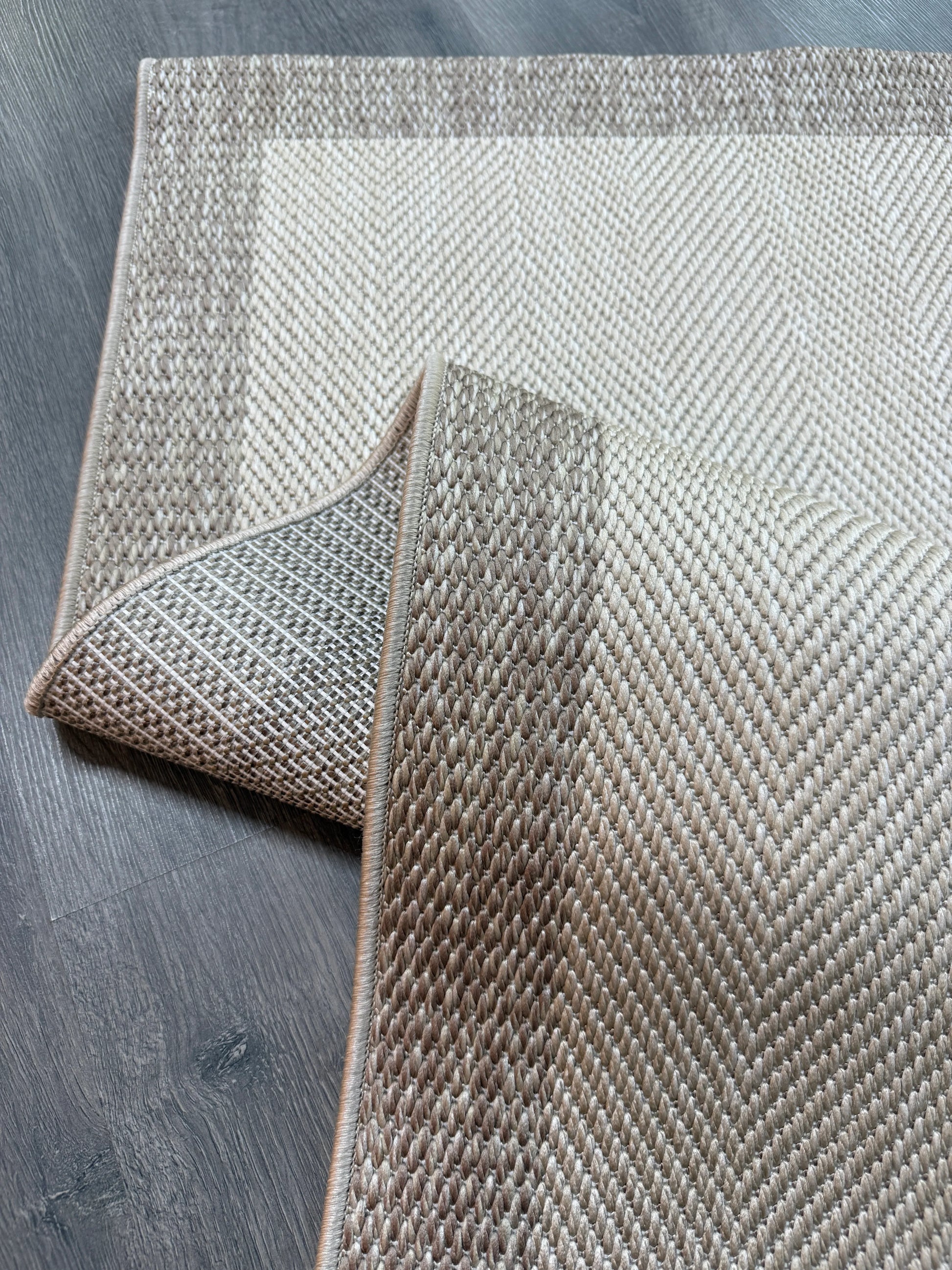 Halı Vagonu Agra AR02 Vizon Sisal Tarz Dokuma Halı - HALI VAGONU