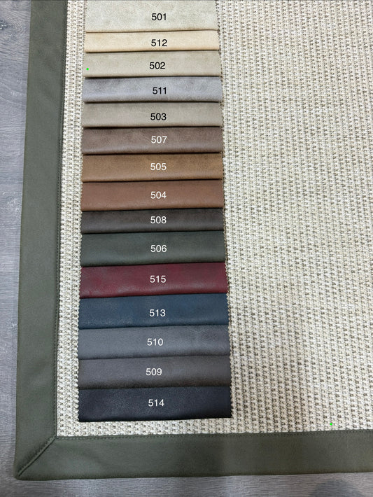 Deri Bordürlü 664 Krem Sisal Halı - El Yapımı, Dayanıklı, Modern Tasarım - HVHB24