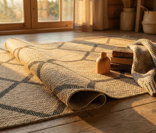 Halı Vagonu Botswana 669 Siyah Sisal Halı