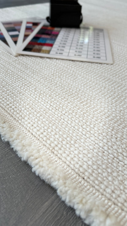 Halı Vagonu Alpaka 8002 Krem Sisal Dokuma Makine Halısı (Kopya)