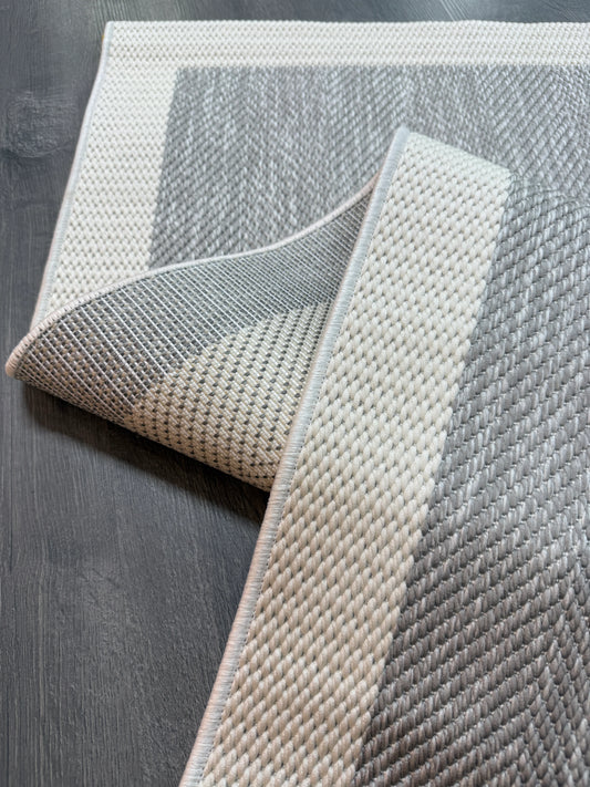 Halı Vagonu Agra AR03 Gri Sisal Tarz Dokuma Halı - HALI VAGONU