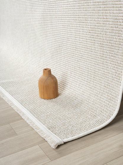 Halı Vagonu Himalaya 664 Krem Sisal Halı - İç ve dış mekan kullanımına uygun, hav vermeyen, kolay temizlenebilir sisal halı.