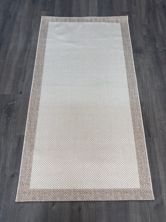 Natura Sisal NTR 01 Sütlü kahve Krem Sisal Dokuma Halı - NTR 01