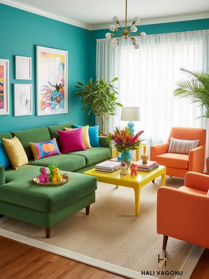 Krem Bej Çift Renk Kumaş Bordürlü Balık Sırtı Desenli Sisal Halı - El Yapımı, Evcil Hayvan Dostu ve Modern Tasarım - HVHB07 - HALI VAGONU