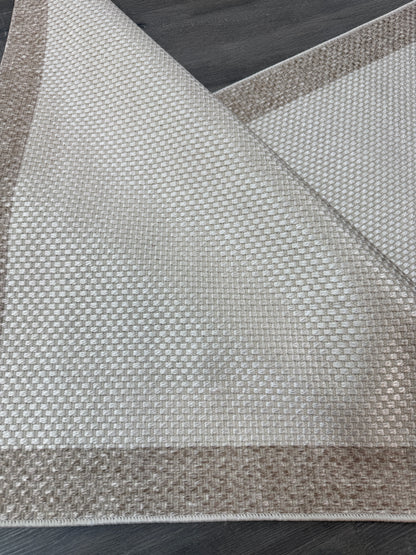 Natura Sisal NTR 01 Sütlü kahve Krem Sisal Dokuma Halı - NTR 01