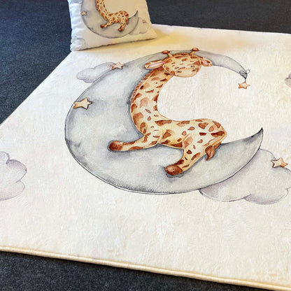 Carpet Wagon HV198 Cream Beige Named Children's Carpet