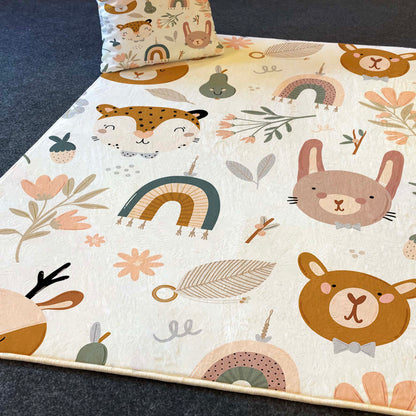 Carpet Wagon HV198 Cream Beige Named Children's Carpet