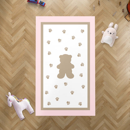 Carpet Wagon HV198 Cream Beige Named Children's Carpet