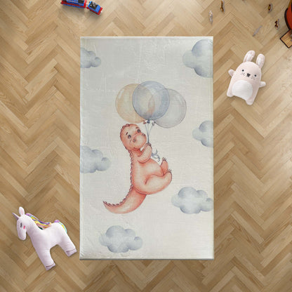 Carpet Wagon HV198 Cream Beige Named Children's Carpet