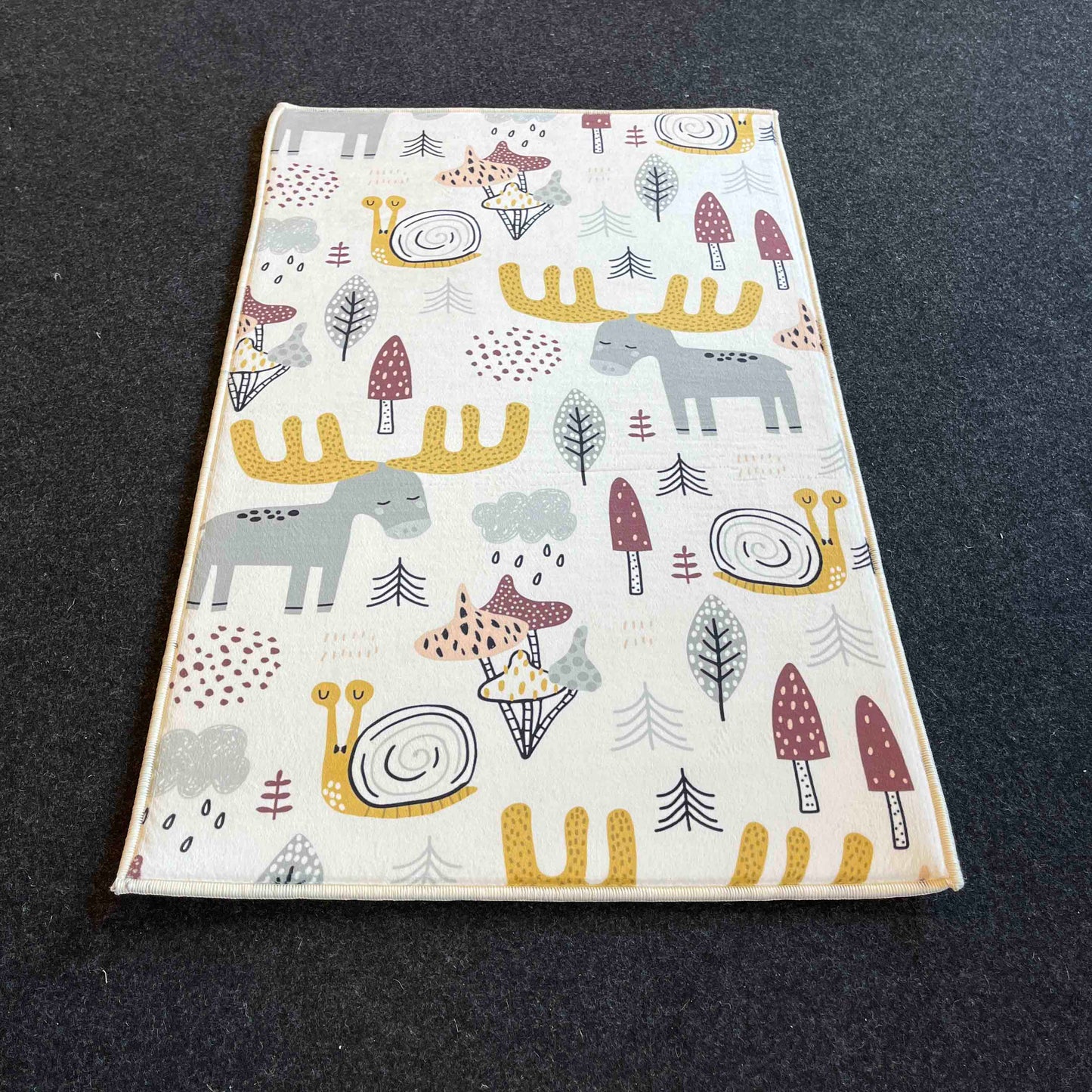 Carpet Wagon HV198 Cream Beige Named Children's Carpet