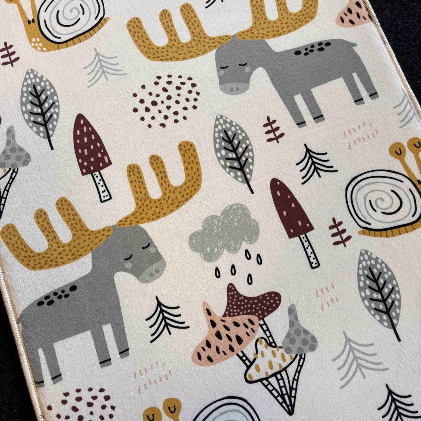 Carpet Wagon HV198 Cream Beige Named Children's Carpet
