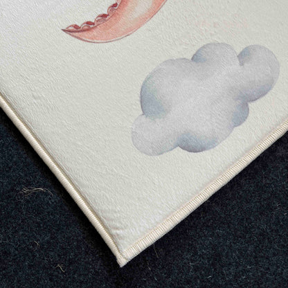 Carpet Wagon HV198 Cream Beige Named Children's Carpet