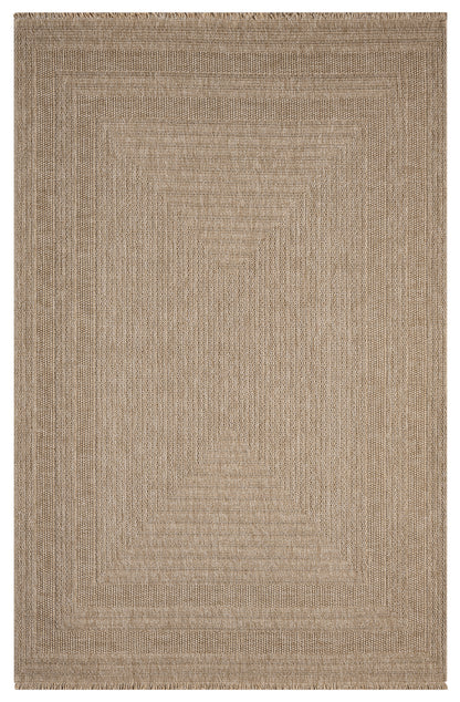 Katkısız tasarımıyla Halı Vagonu Botswana 668 Bej Sisal Halı, 1600gr/m2 ağırlıkla konfor sunan sisal halı modelidir.