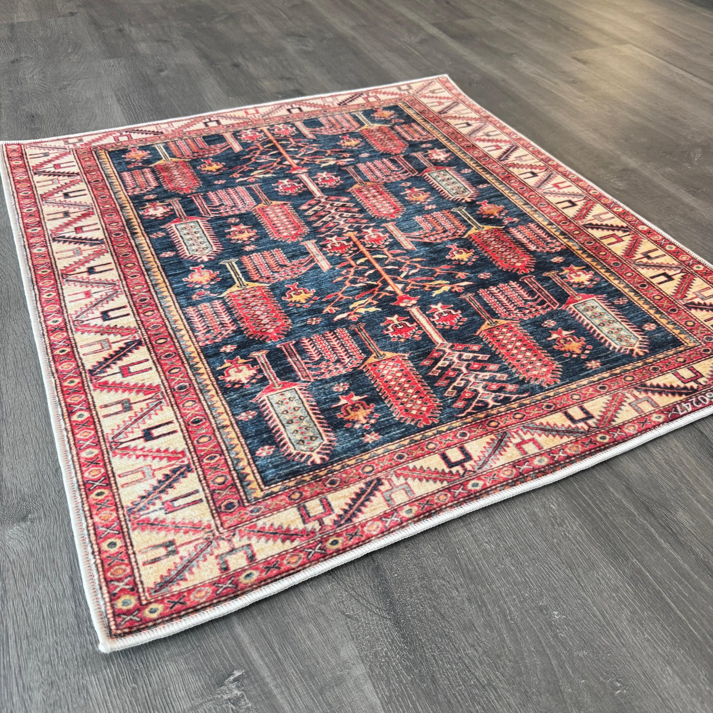 80x90cm 11mm Deri Tabanlı Dijital Baskı Halı