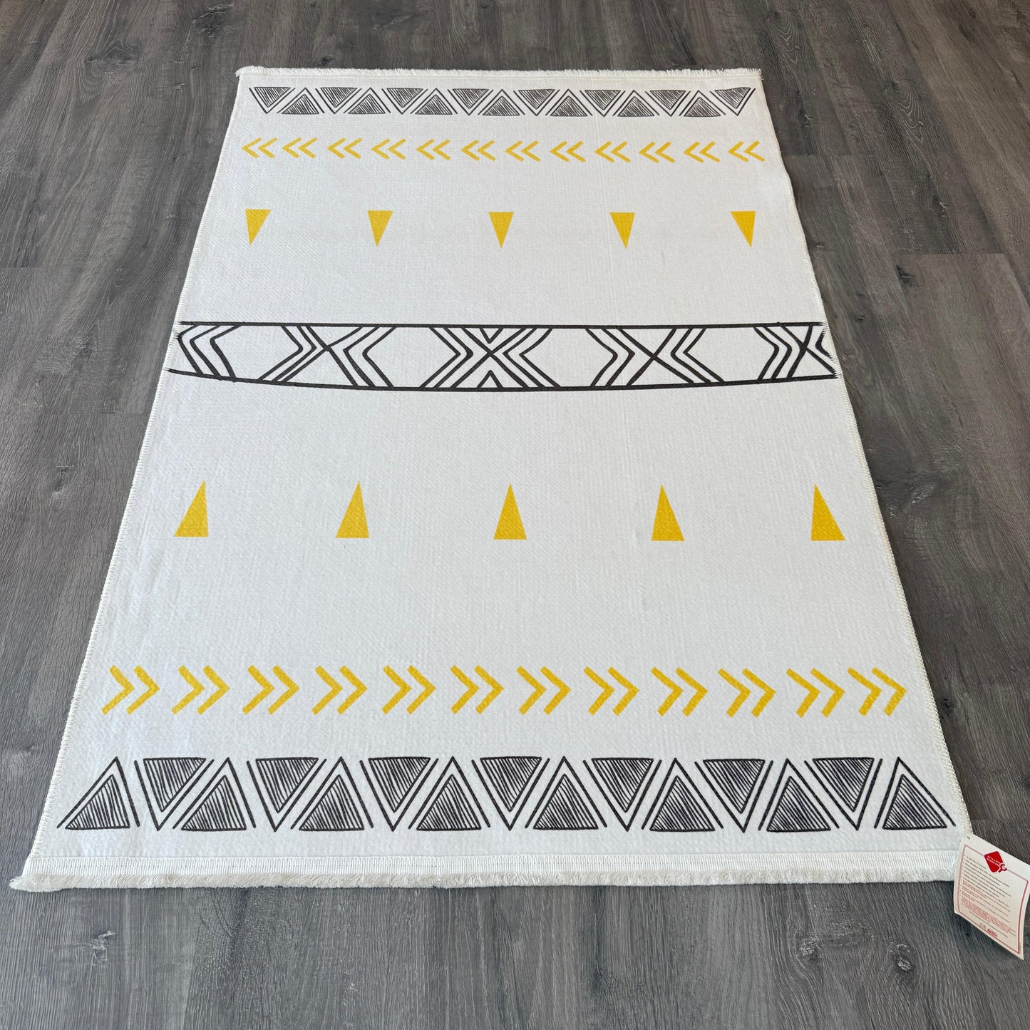 100x150cm 5mm Dokuma Taban İskandinav Desenli Soft Halı