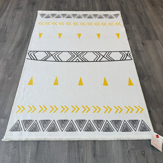 100x150cm 5mm Dokuma Taban İskandinav Desenli Soft Halı