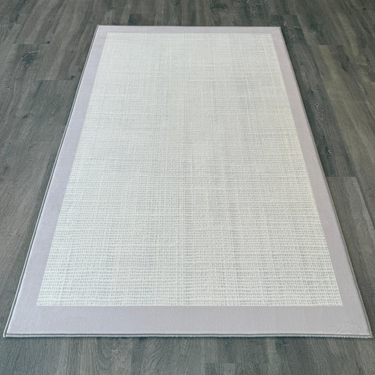 100x160cm 11mm Deri Taban Jüt Desenli Dijital Baskılı Halı