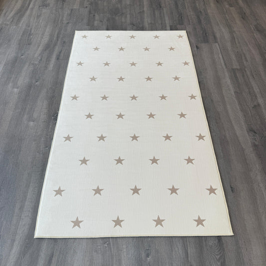 100x175 - 11mm Dokuma Taban Yıldızlı Çocuk Halısı