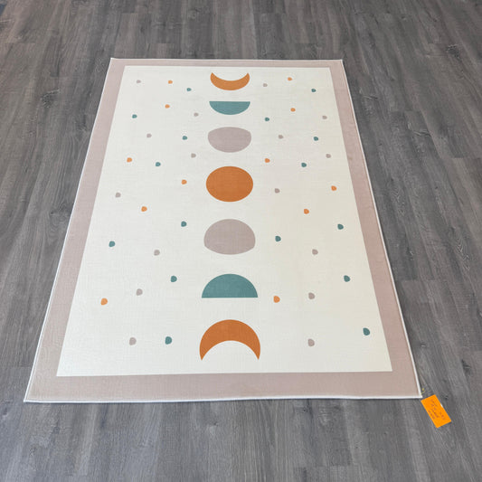 120x175 - 11mm - Deri Taban Boho Çocuk Halısı