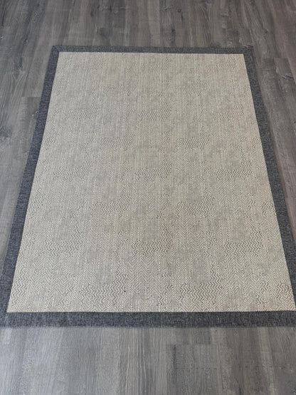 120x155  Kumaş Bordürlü Leke Tutmaz Kaymaz Taban Özel Tasarım Halı