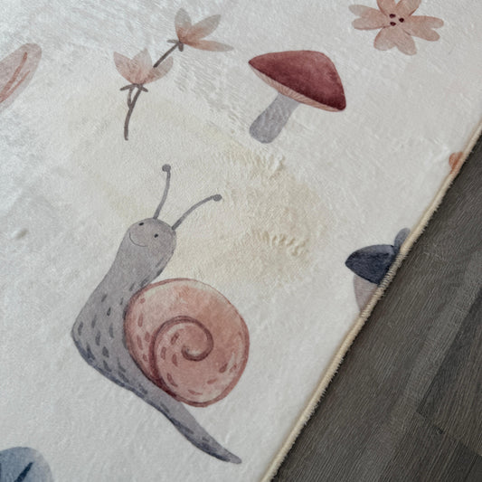 100x200 - 5mm Bambu Dokulu Dokuma Taban Çocuk Halısı ( Lekesi var)