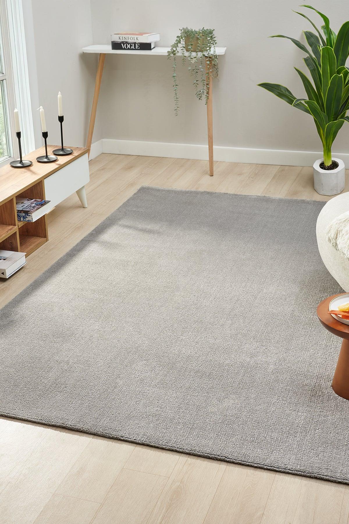 Alora Soft Collection 4500 Gri – Ultra Yumuşak 15mm Modern Makine Halısı - HALI VAGONU