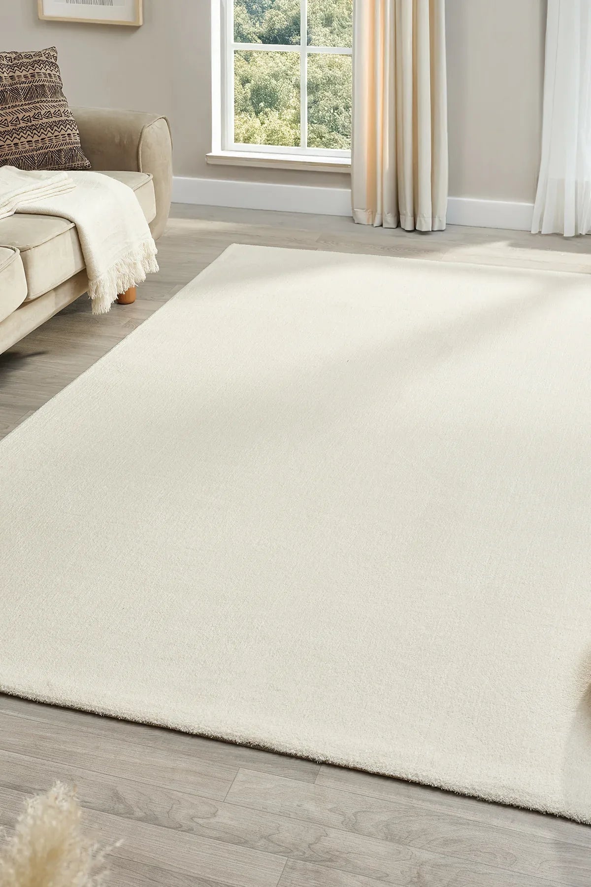 Alora Soft Collection 4500 Krem – Ultra Yumuşak 15mm Modern Makine Halısı - HALI VAGONU