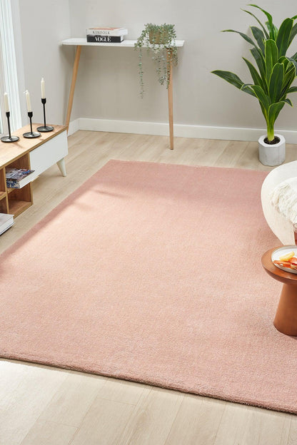 Alora Soft Collection 4500 Pembe – Ultra Yumuşak 15mm Modern Makine Halısı - HALI VAGONU